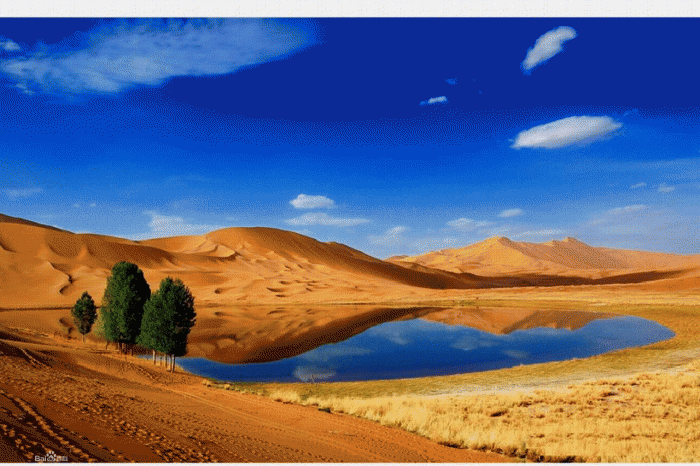 Überland Reisen durch Inneren Mongolei von Wüste zum Pappelwald