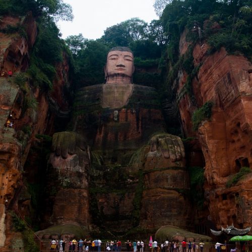 Die Große Pandas, heiliger buddhistischer Berge und Yangtze Kreuzfahrt