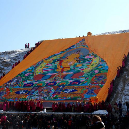 2022/2023 Tibetisches Monlam Fest in Repkong (Tongren) und Labrang
