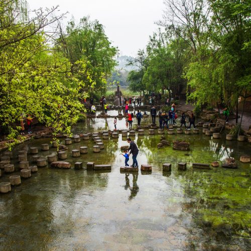2 Tage klassische Chengdu Tour mit der Altstadt Huanglongxi