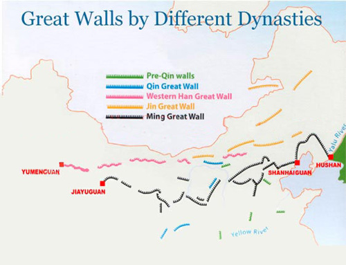 Wie lang ist die Chinesische Mauer?