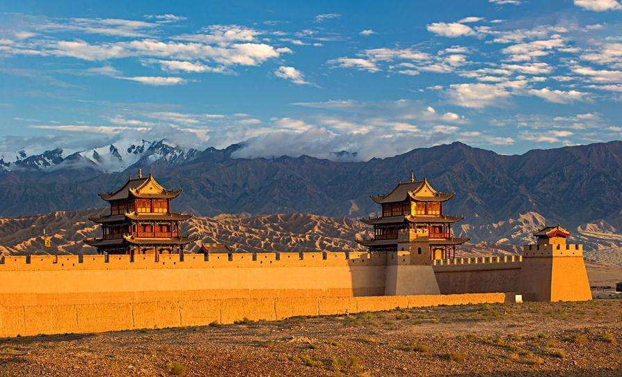 Die Abschnitte der Chinesischen Mauer in Gansu Provinz