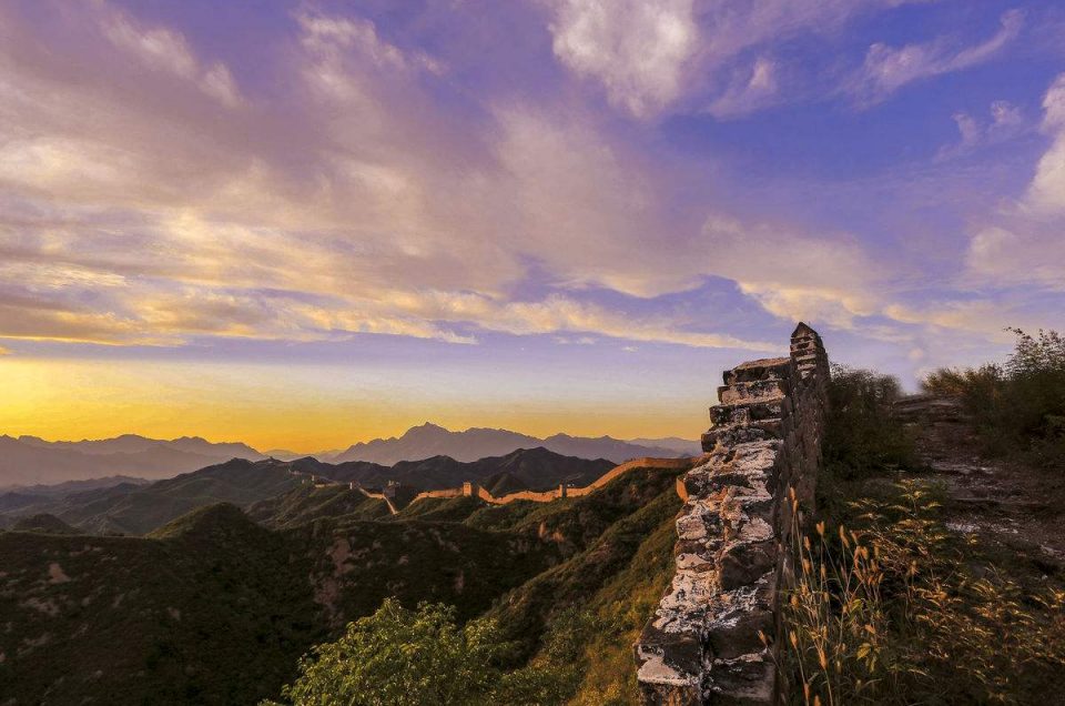 Die Abschnitte der Chinesischen Mauer in der Inneren Mongolei