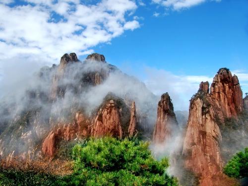 Der Sanqingshan Scenic Spot