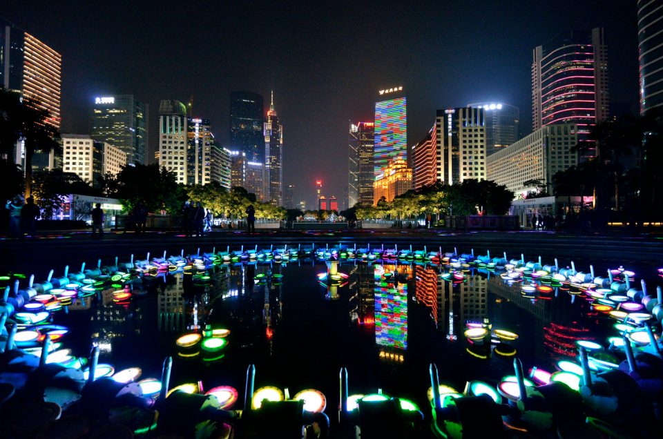 Nachtleben in Guangzhou