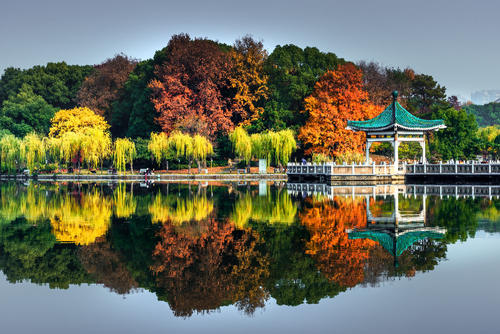 Wuhan Ostsee Touristengebiet