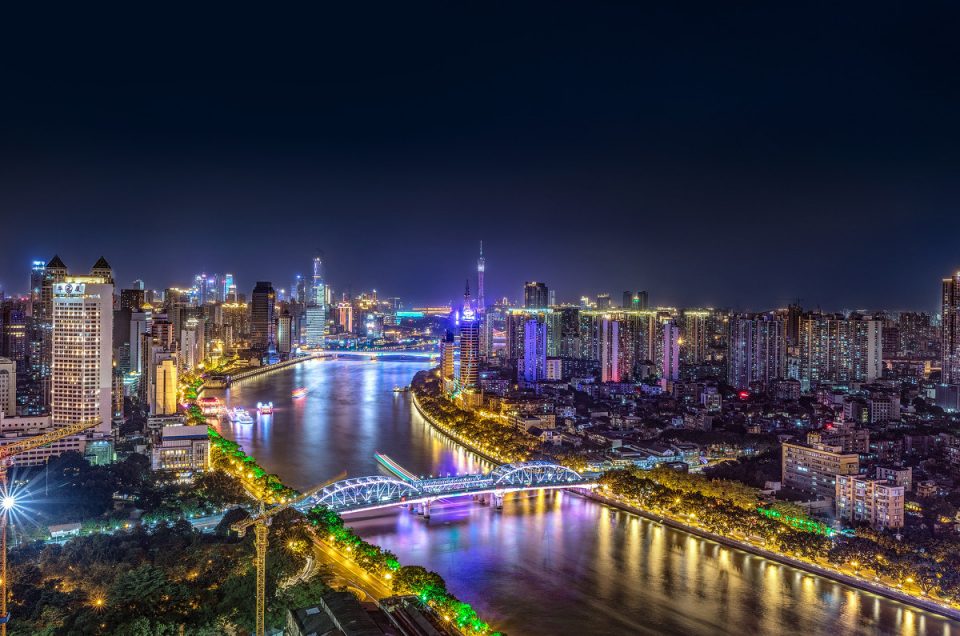 Der Perlfluss in Guangzhou