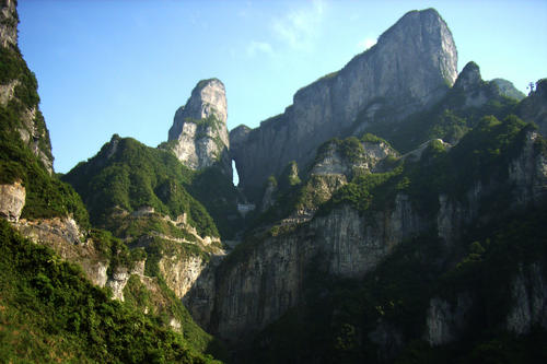 Der Tianmen-Berg